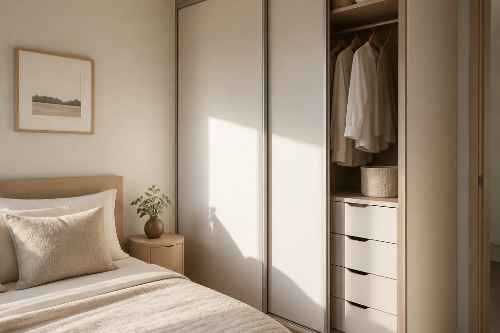 Small bedroom almirah designs that save space