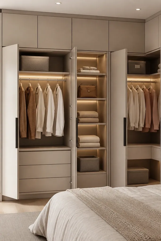 Almirah wardrobe designs bedrooms for smart storage