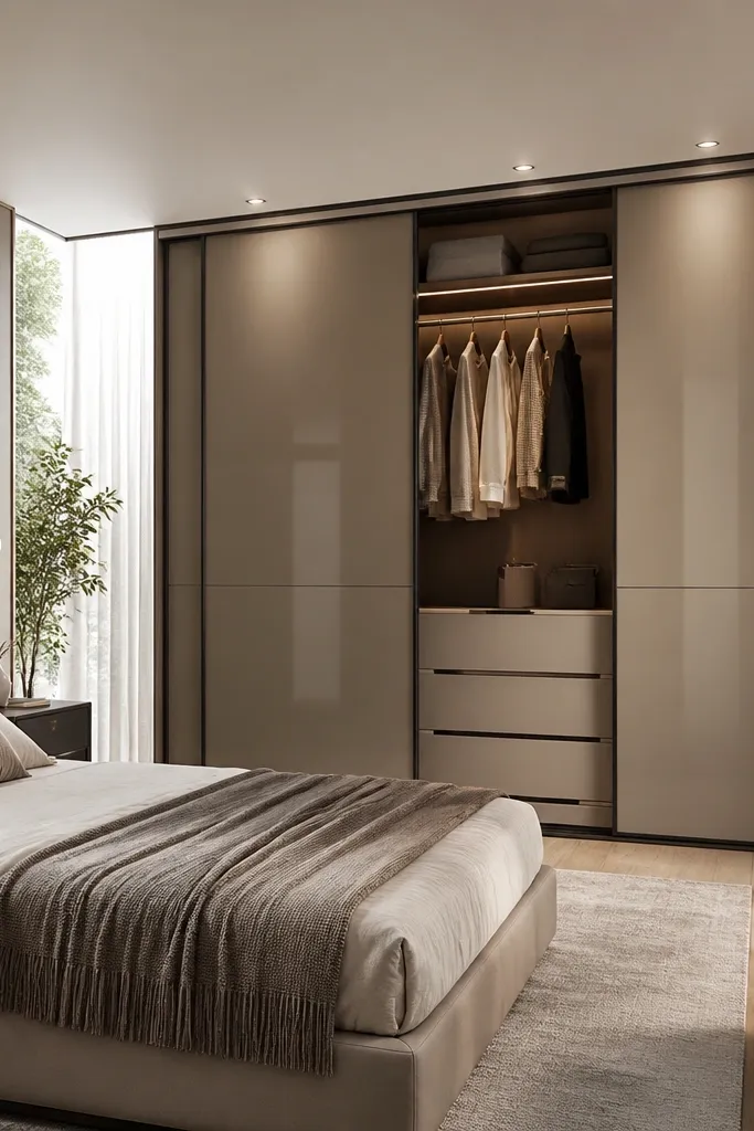 Sliding almirah designs bedrooms for a modern vibe