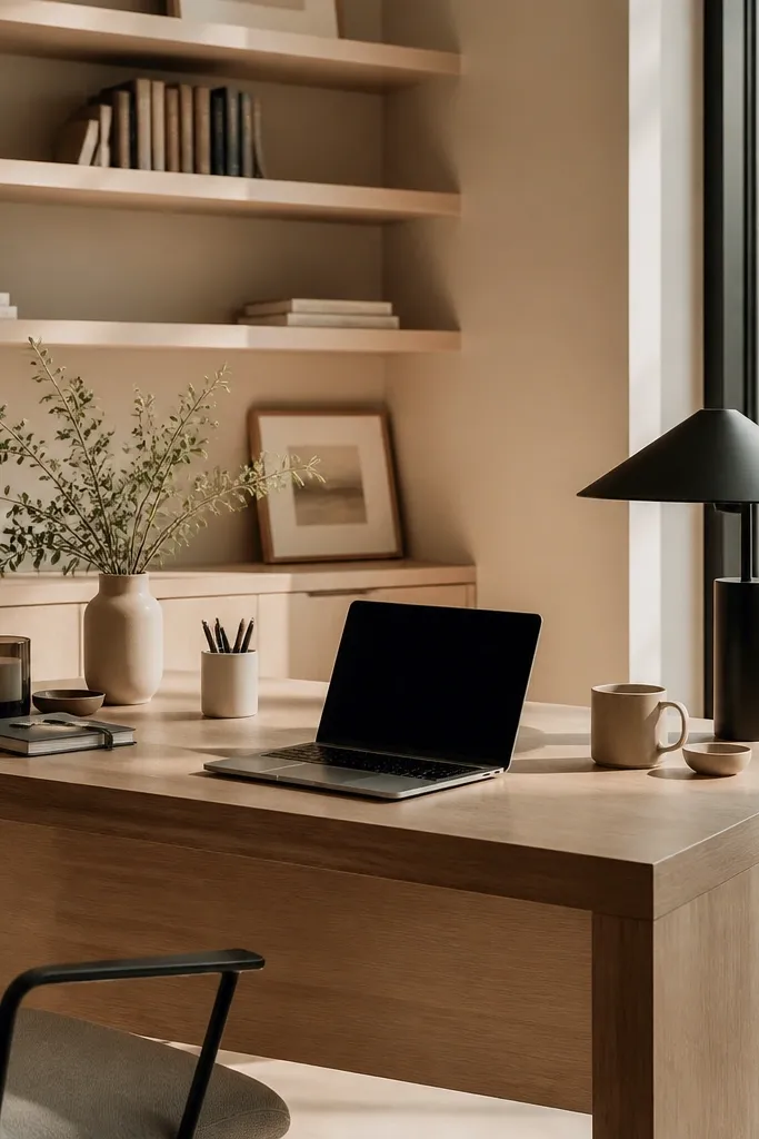 Aesthetic work from home set up ideas