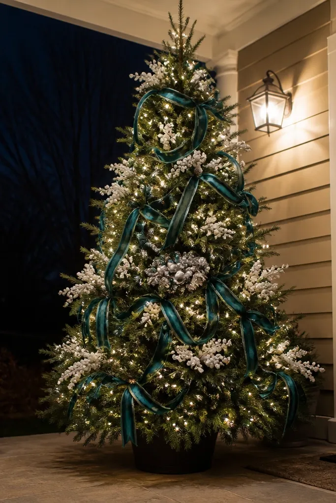 Beginner-Friendly Outdoor Christmas Tree Decorations