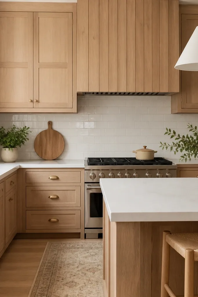 Beginner-friendly white oak kitchen cabinets ideas