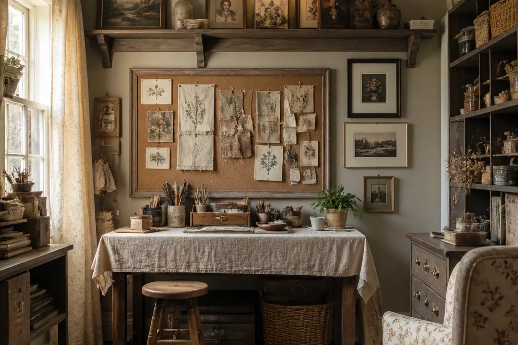 Best Vintage Craft Room Wall Decor