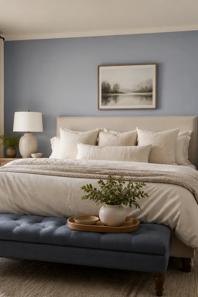 14 Blue Accent Wall Bedroom Ideas