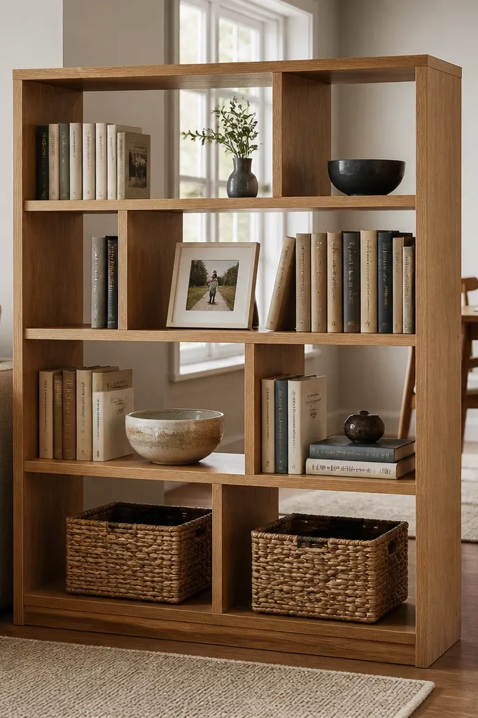 Bookcase Room Divider Ideas for Storage and Style