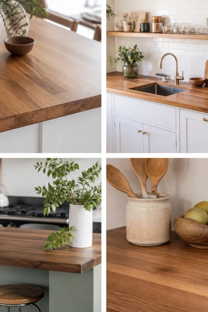 Budget faux butcher block countertops ideas