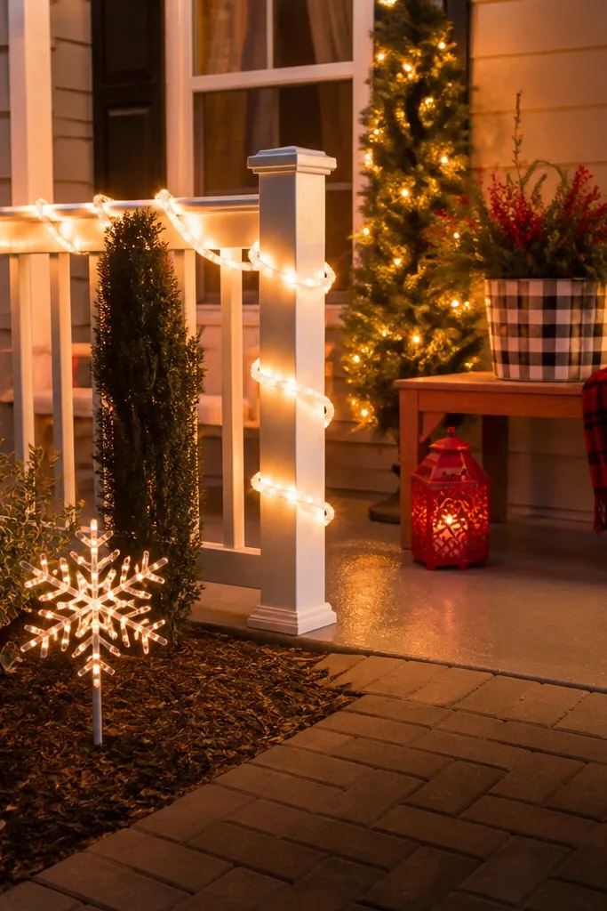 Budget Outdoor Christmas Yard Decorations for a Festive Home