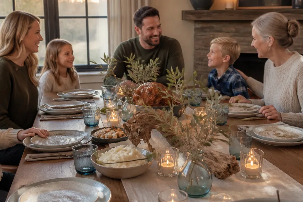 Coastal Thanksgiving Table Settings for a Relaxed Holiday Look