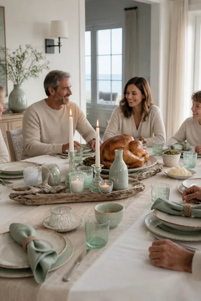 Coastal Thanksgiving Table Settings for a Relaxed Holiday Look