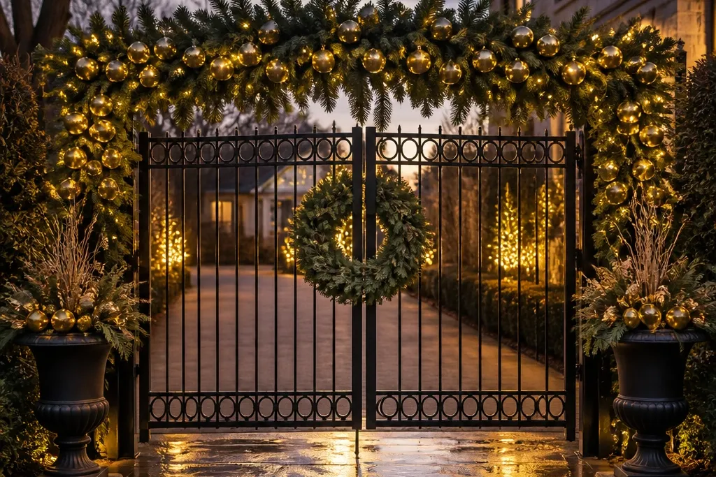 Common Mistakes to Avoid With Outdoor Christmas Gate Decorations