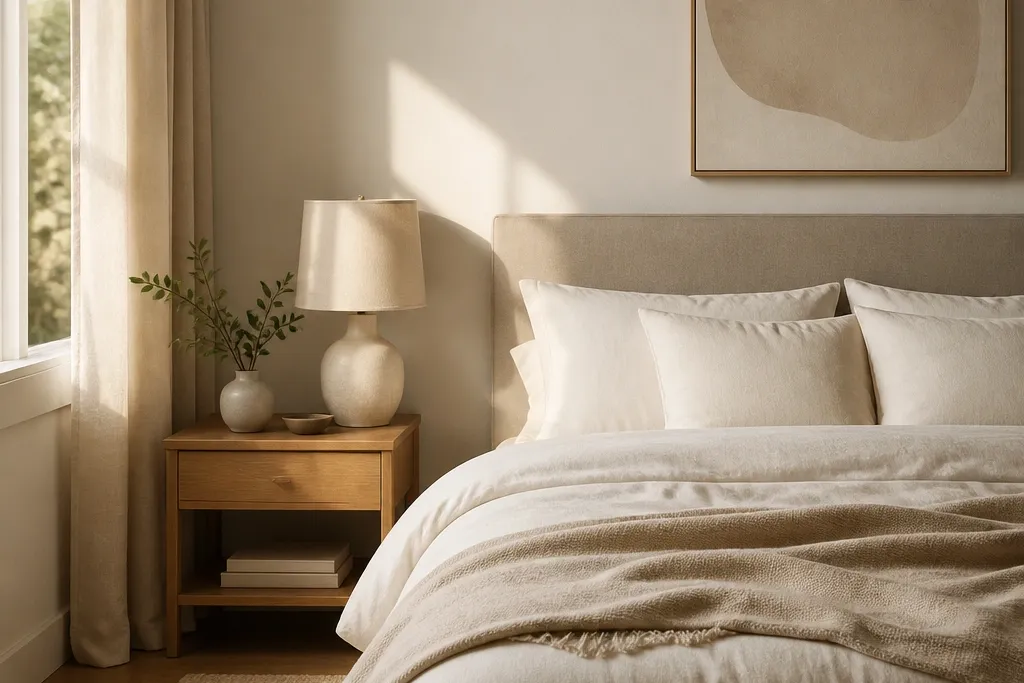 Cozy clean room aesthetic cozy vibes, minimal and elegant