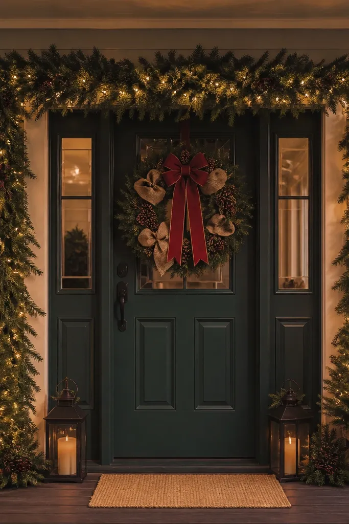 Cozy Outdoor Christmas Decorations for a Festive Porch