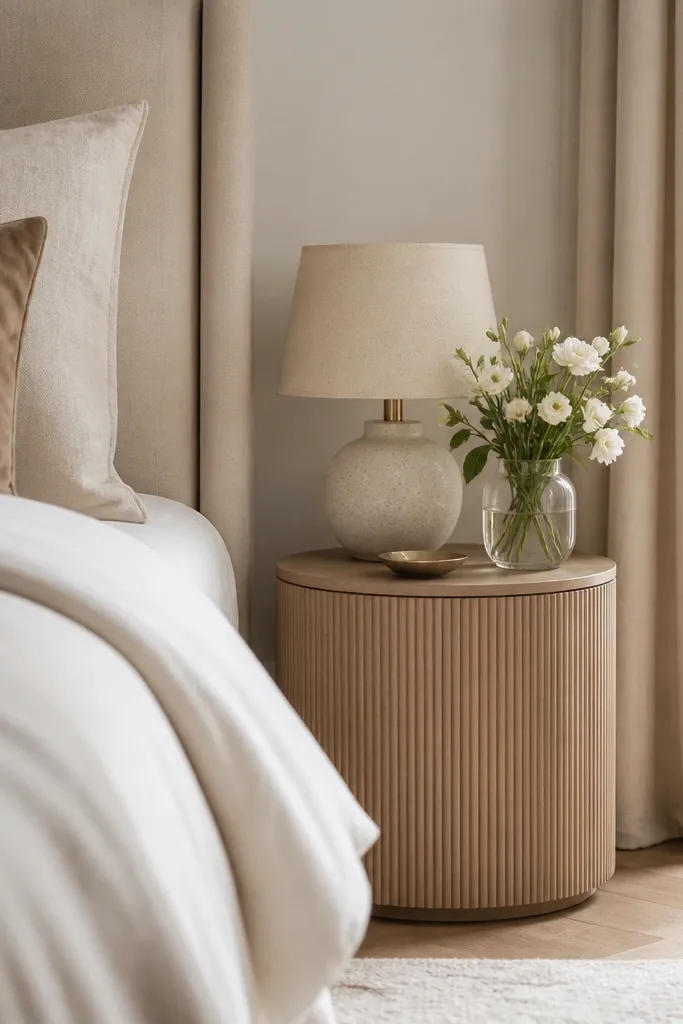 Cozy Side Tables Bedroom Aesthetic Ideas