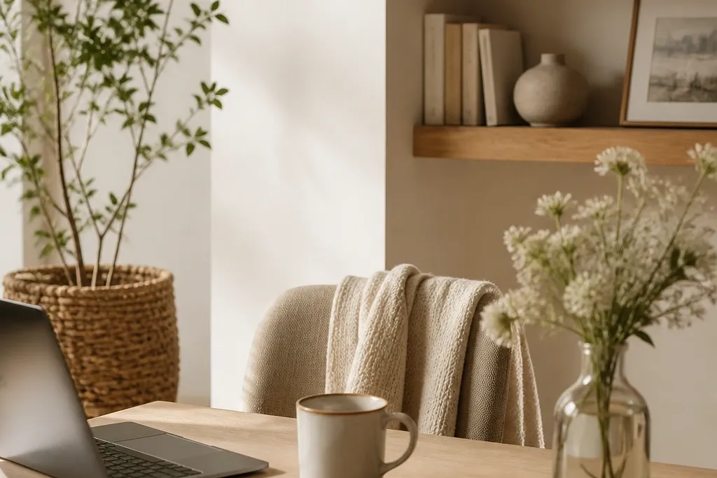 Cozy work from home set up ideas