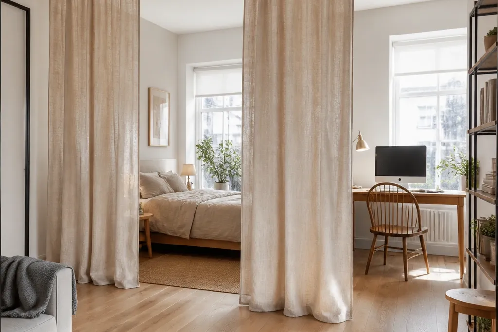 Curtain Room Divider Ideas for Flexible Privacy