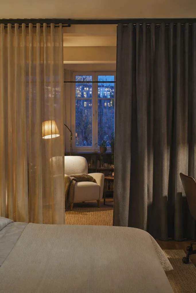 Curtain Room Divider Ideas for Flexible Privacy