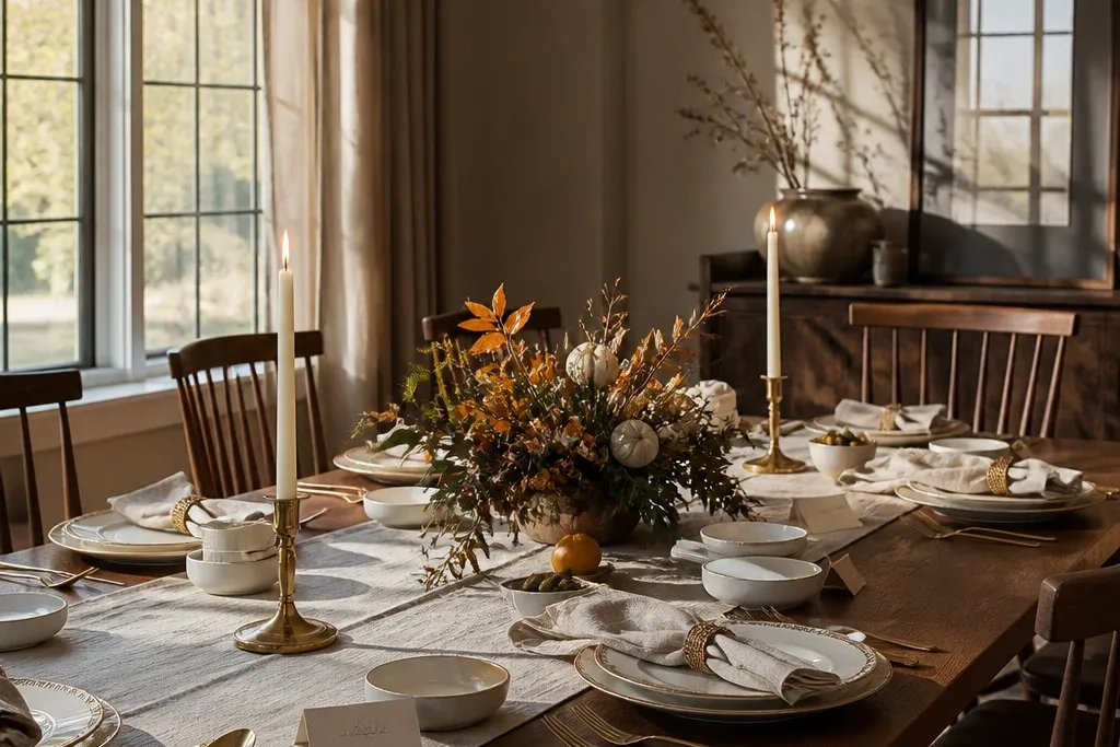 Easy Thanksgiving Table Settings for a Stress-Free Celebration