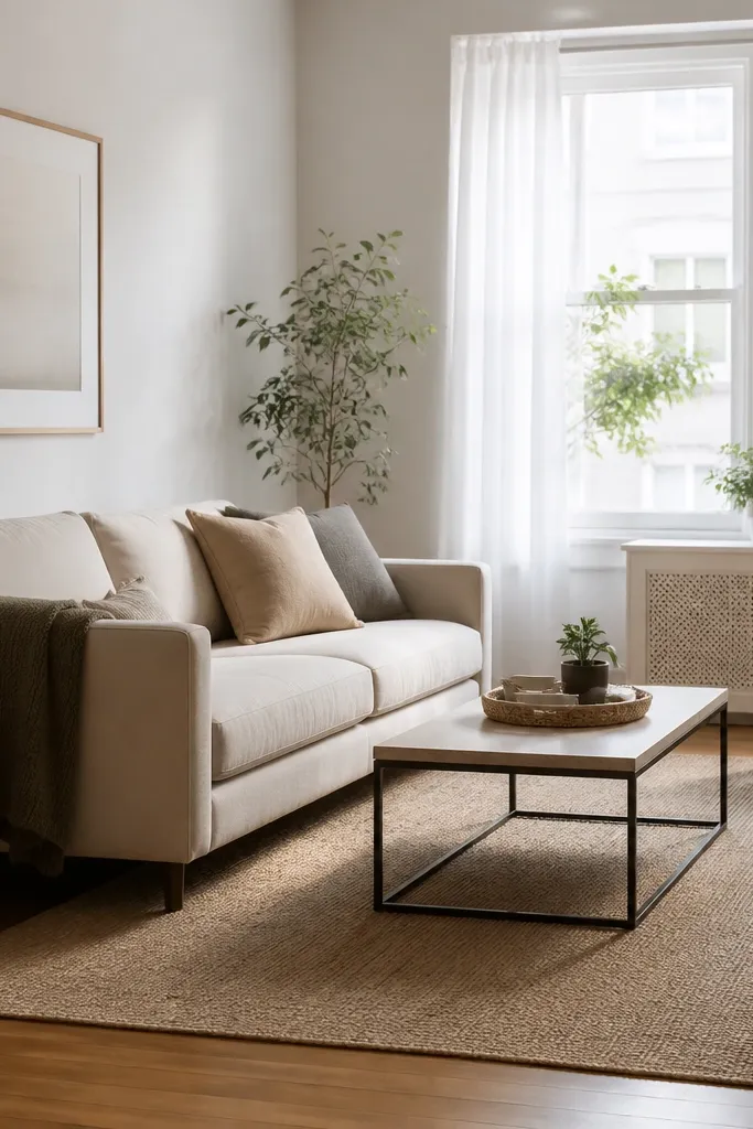 For renters clean room aesthetic living room ideas