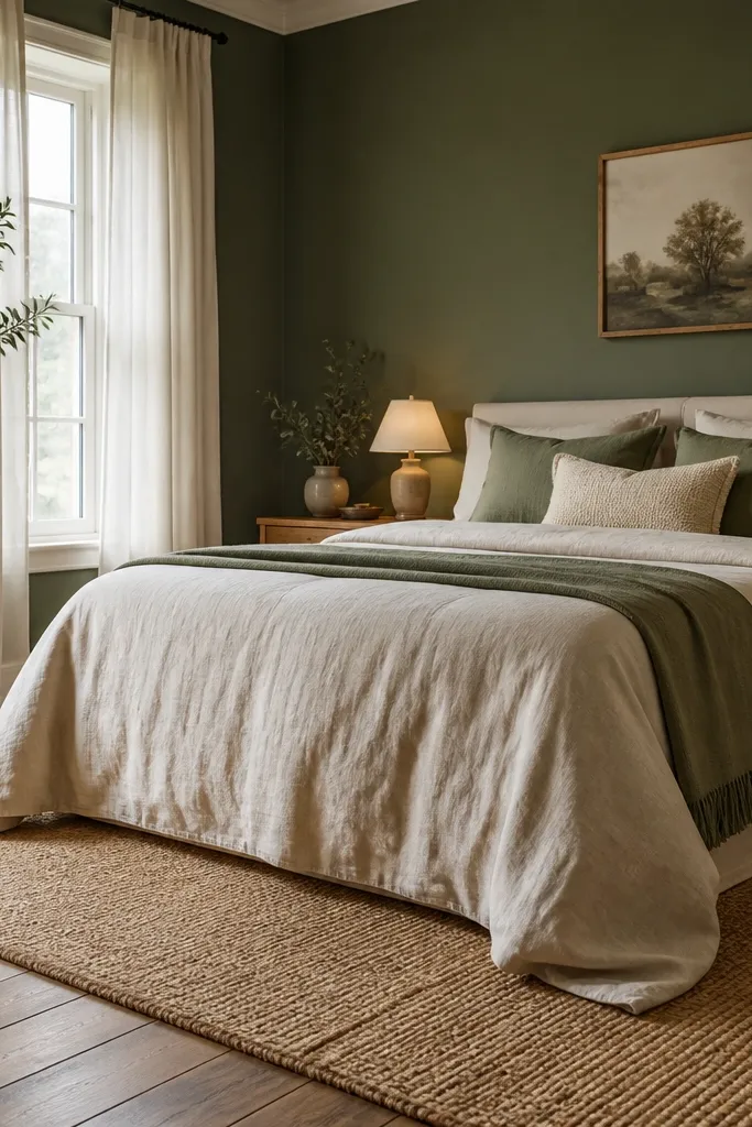 11 Green Accent Wall Bedroom Ideas