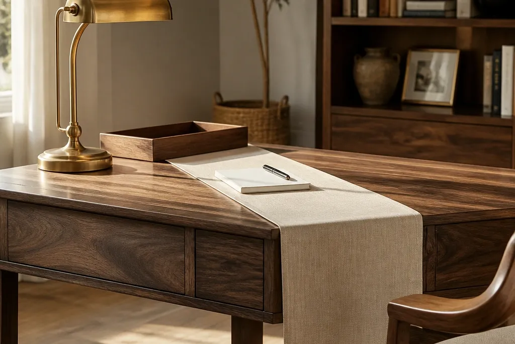 High-End Study Table Aesthetic Decor