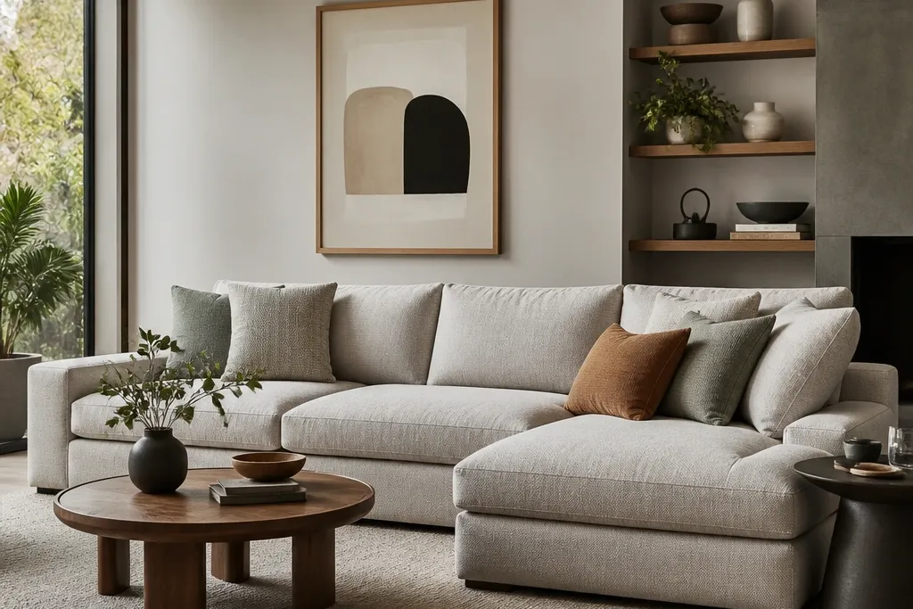 L shape sofa for living room ideas