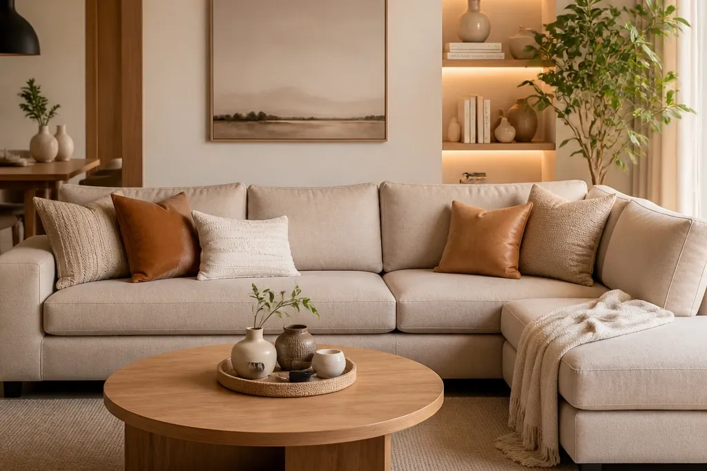 Indian l shape sofa living room styling ideas