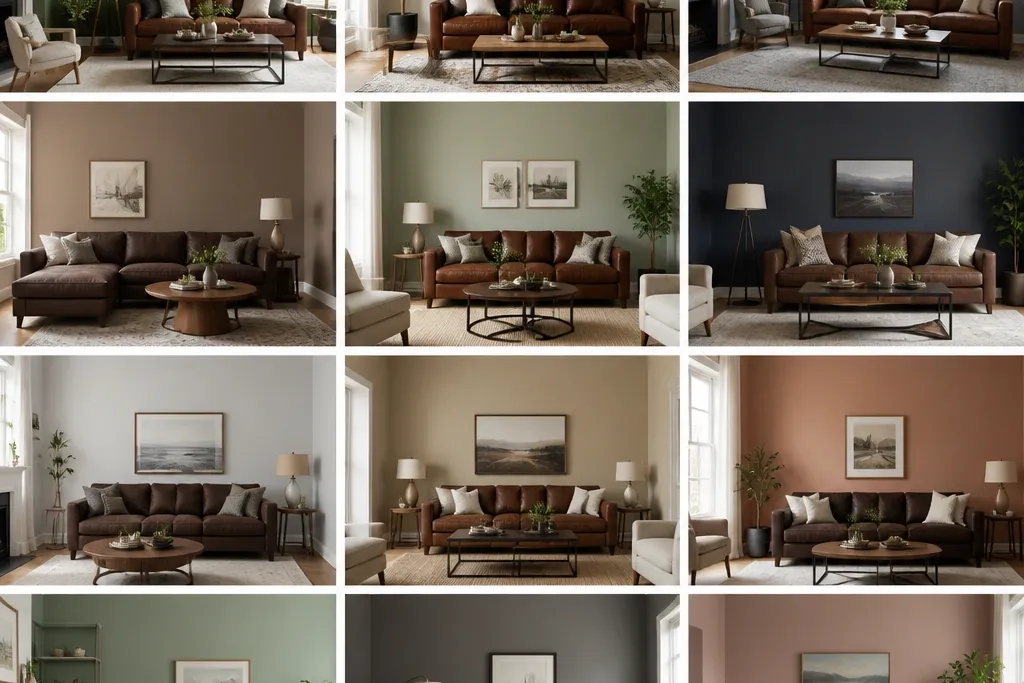 12 living room paint color ideas with brown furniture