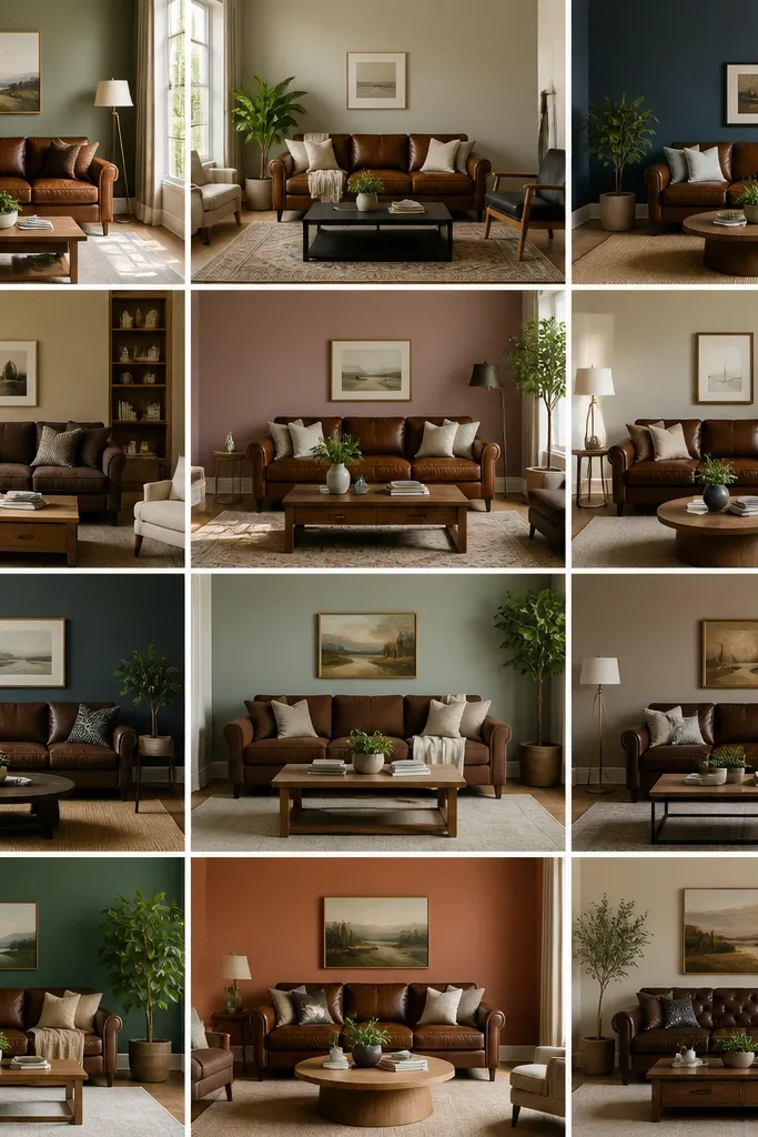 12 living room paint color ideas with brown furniture