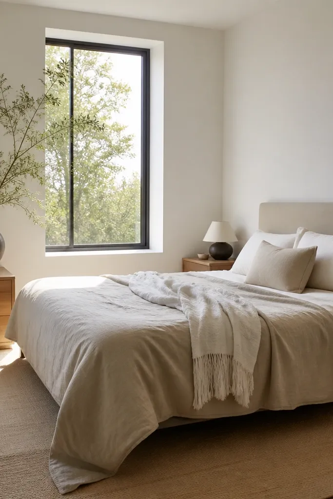 Low maintenance clean room aesthetic for small rooms