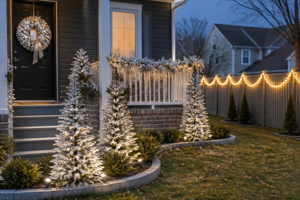 Low-Maintenance Outdoor Christmas Decorations Yard