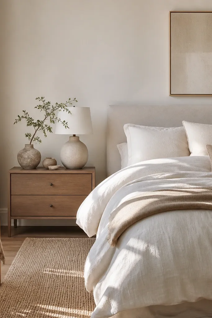 Modern clean room aesthetic styling ideas