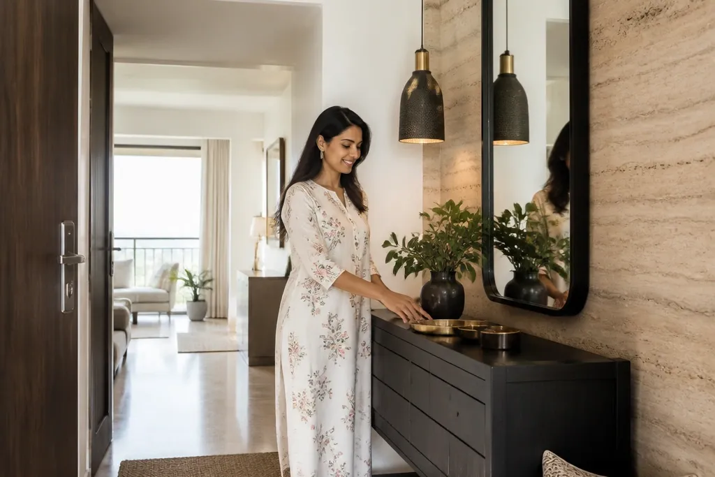 Modern Indian Foyer Ideas for a Stylish Entryway