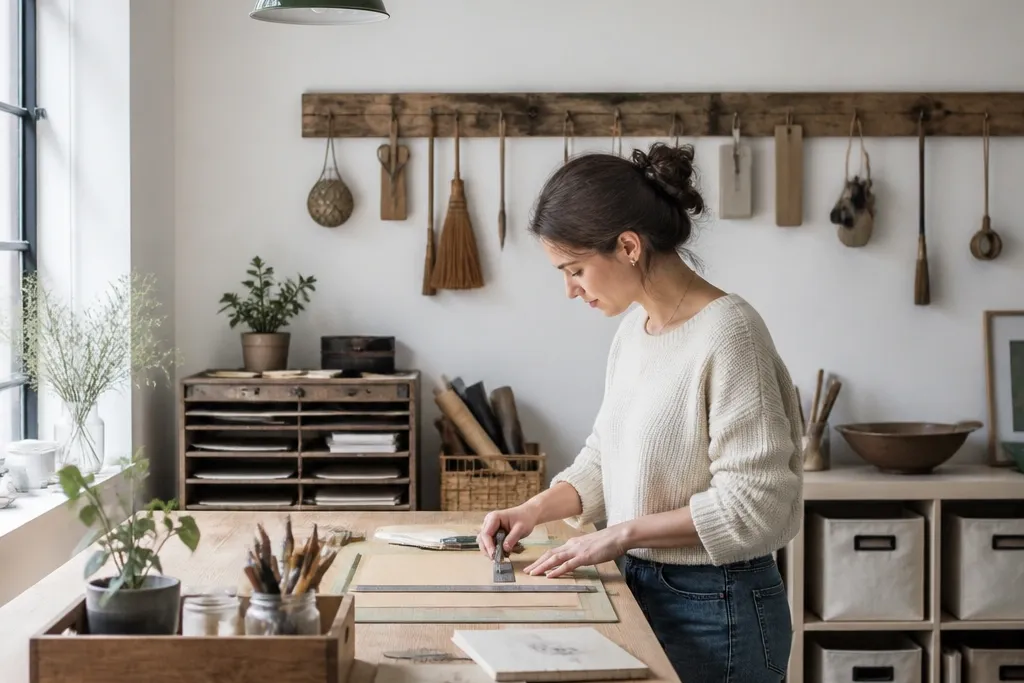 Modern Minimalist Craft Room Decor