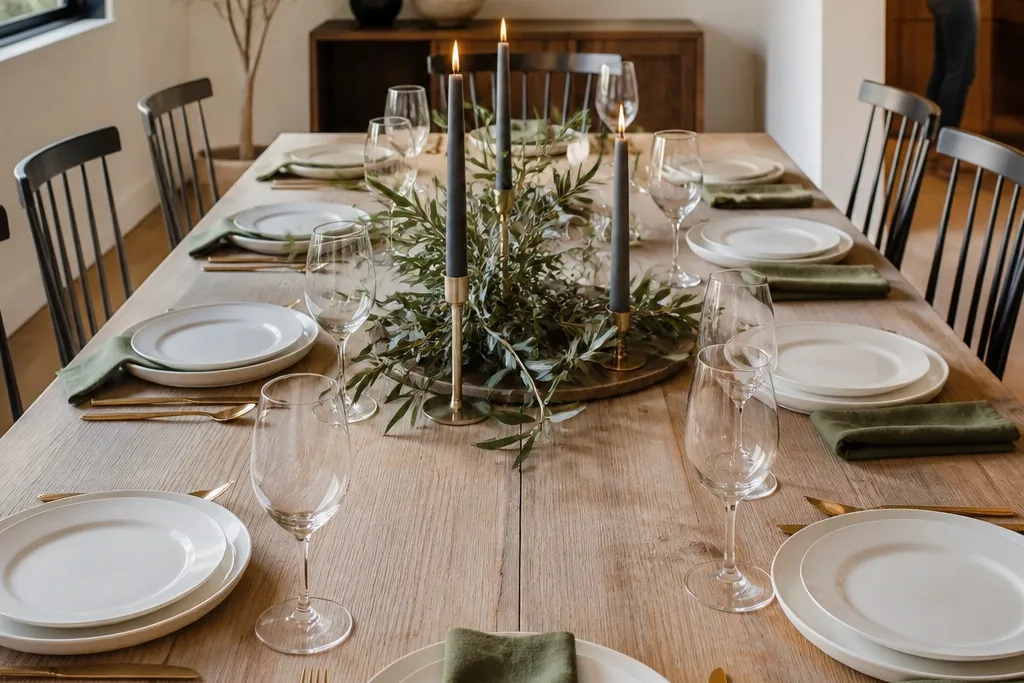 Modern Thanksgiving Table Settings for a Stylish Holiday Dinner