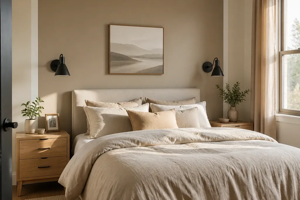 10 Quick and Easy Neutral Accent Wall Bedroom Ideas