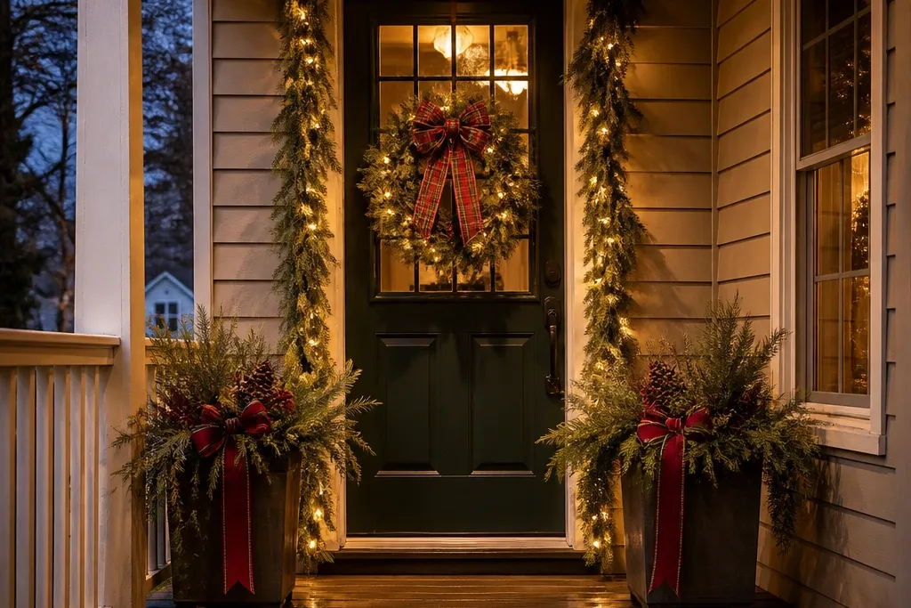 Quick and Easy Outdoor Christmas Decorations for Porch