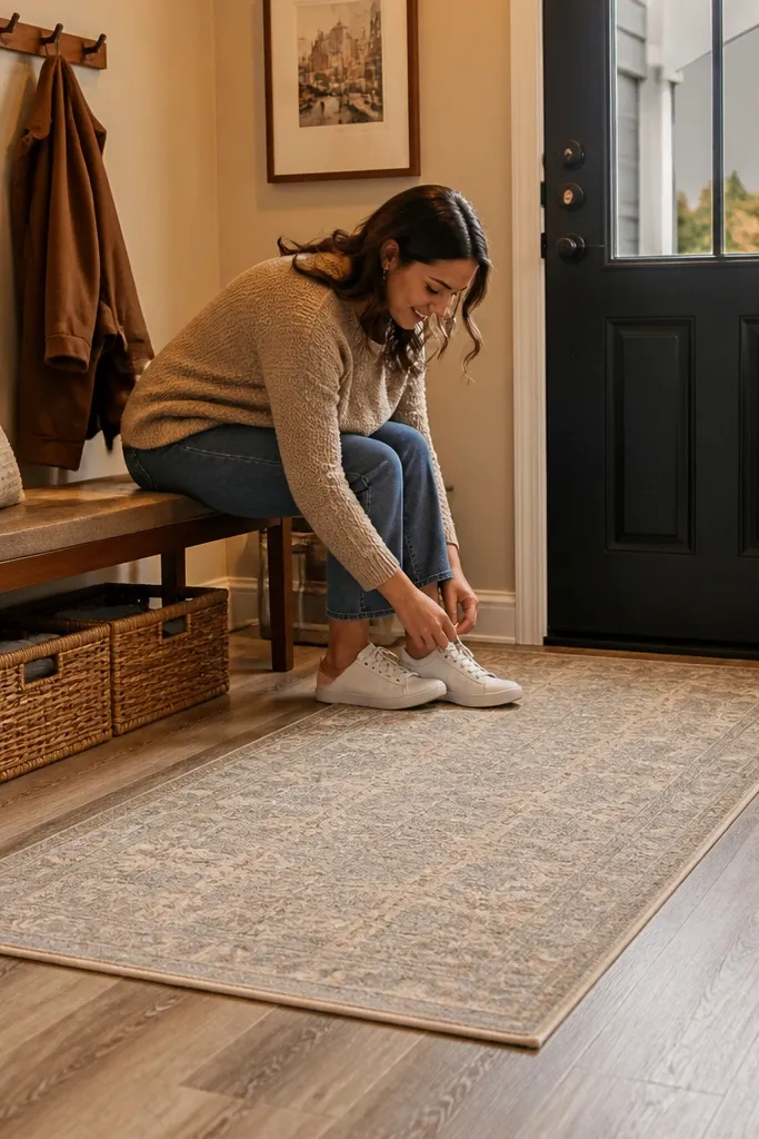 Renter-Friendly Foyer Flooring Ideas