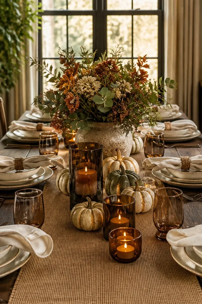 Rustic Thanksgiving Table Settings With Cozy Fall Charm