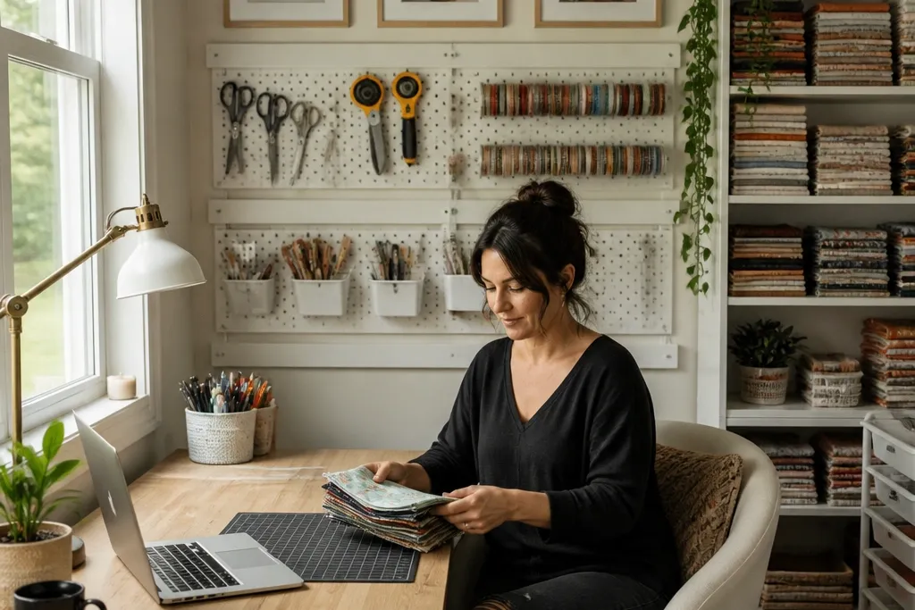 Small-Space Craft Room Decor