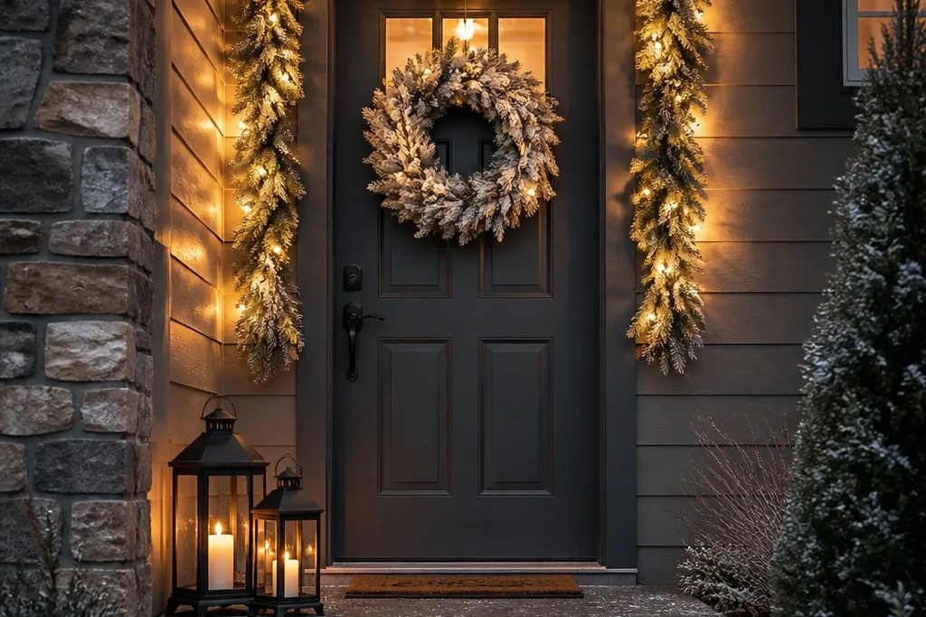 Small-Space Outdoor Christmas Decoration Ideas