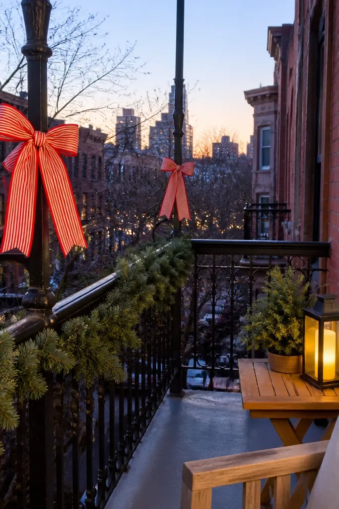 Small-Space Outdoor Christmas Decoration Ideas