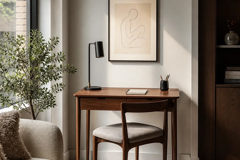 Small-Space Small Study Table Decor Ideas