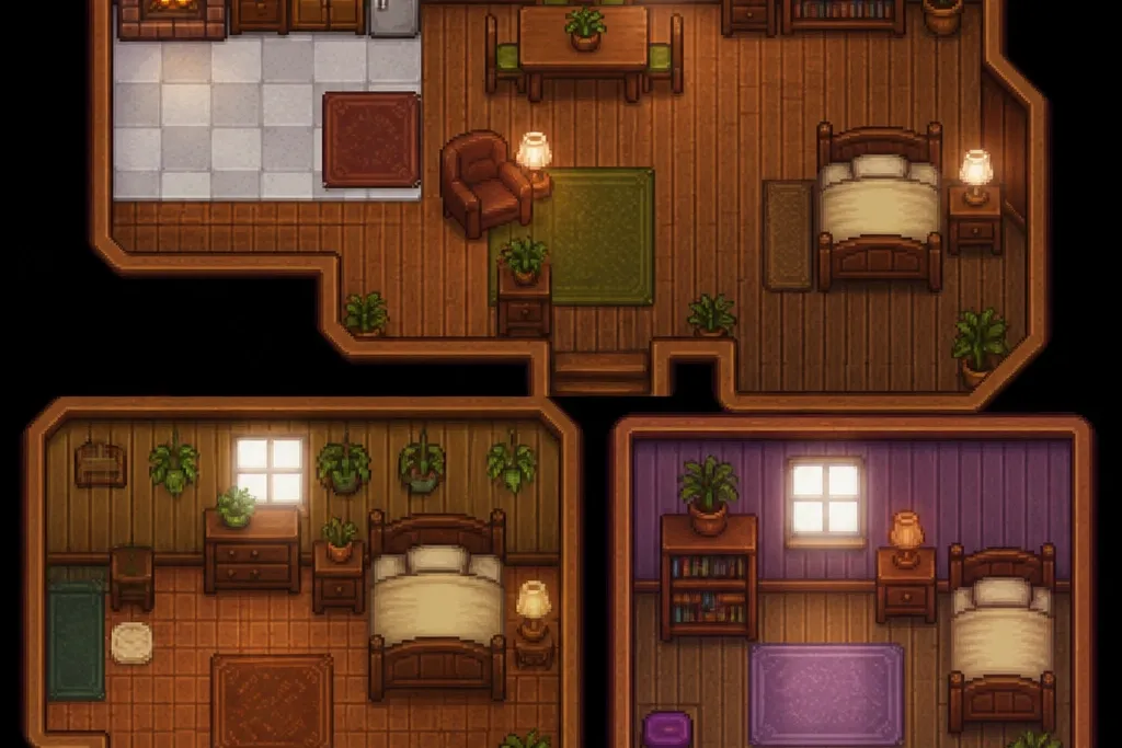 Stardew Valley 1.6 house interior budget ideas