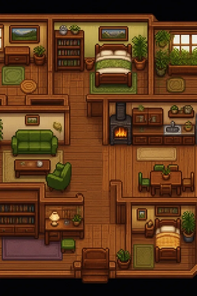 Stardew Valley 1.6 house interior budget ideas