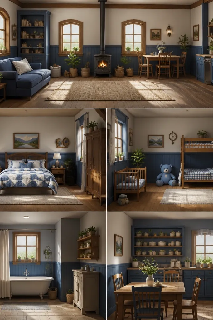 Removable blue stardew valley house interior ideas