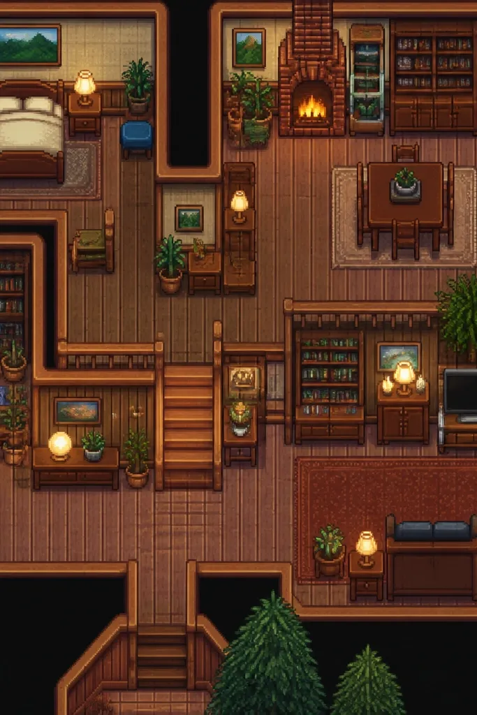 Cozy stardew valley house interior vanilla ideas