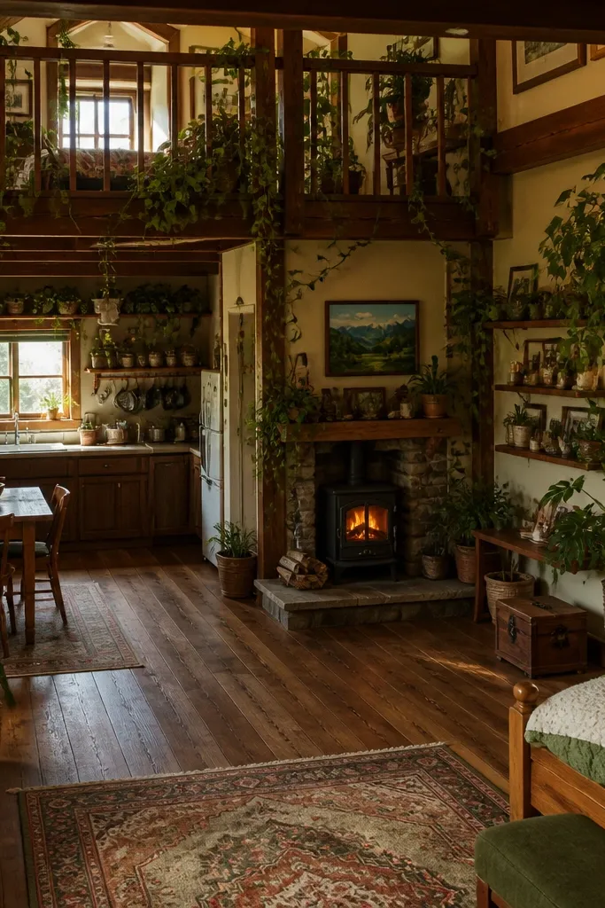 Stardew valley house interior retro ideas with plants