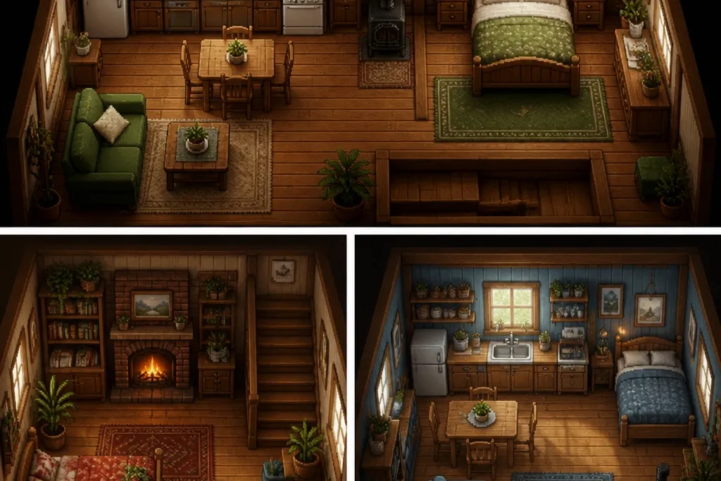 Compact stardew valley small house interior ideas