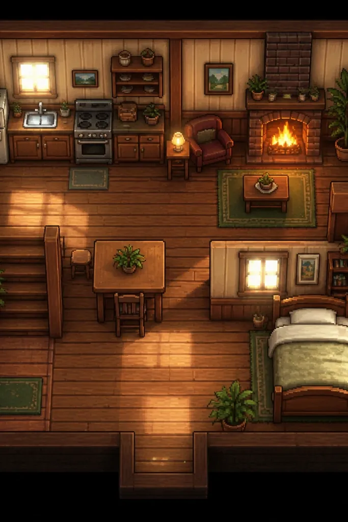 Compact stardew valley small house interior ideas