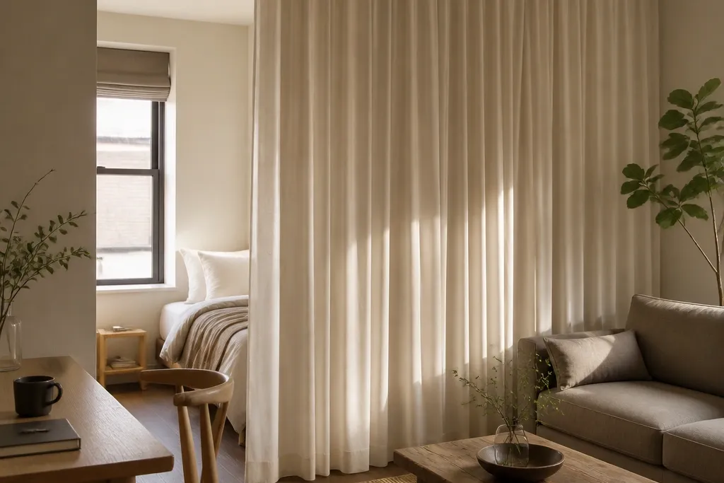 Studio Room Divider Ideas for Separate Living Zones